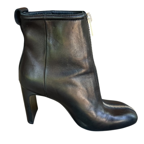 Rag and Bone Black Leather Ellis Zip Boots In Black Size EU 36 - Picture 9 of 12